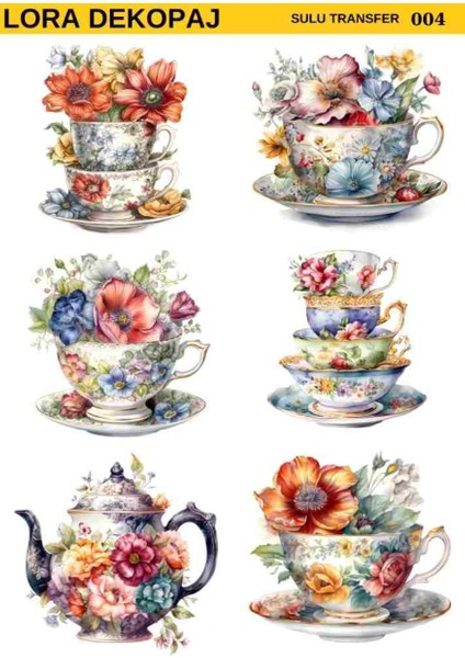 004 Açık Zemin Sulu Transfer 25*35 cm