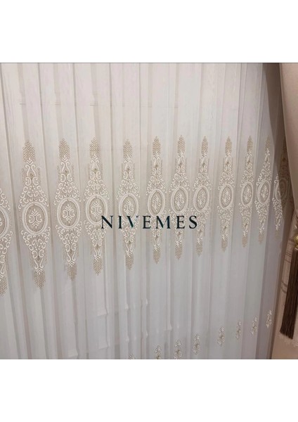 Nivemeshome Mutlu Burç Tasarımı 1650 1/3 Sık Pileli Tül Perde Apm modelleri