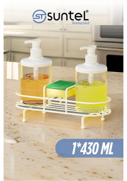 Metal Standlı 2'li Sıvı Sabunluk Seti - Şık ve Pratik Tasarım fiyatları