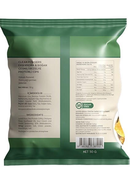 Protein Chips 50 gr Ekşi Krema Soğan 4 Adet fiyatları