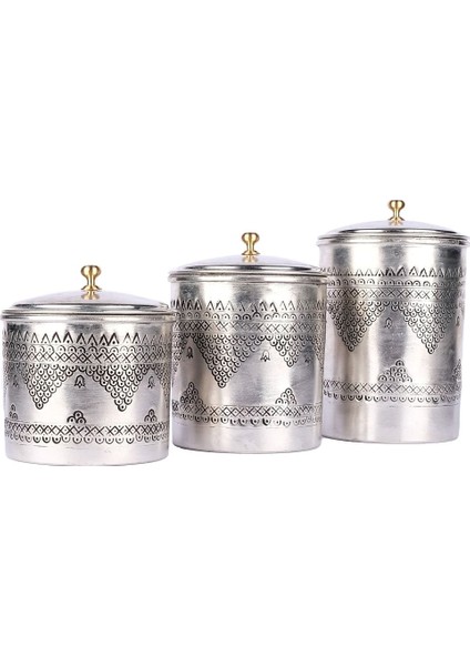 Bakır Baharatlık Seti 3'lü, Şık ve Kullanışlı Ev Dekoru ve Mutfak Aksesuarı modelleri