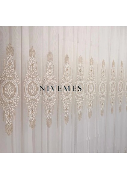 Nivemeshome Mutlu Burç Tasarımı 1650 1/3 Sık Pileli Tül Perde Apm fiyatları