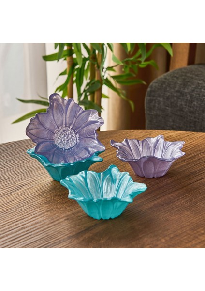 Kitchen Papatia 4'lü Çerezlik Seti - Renkli - 10 cm