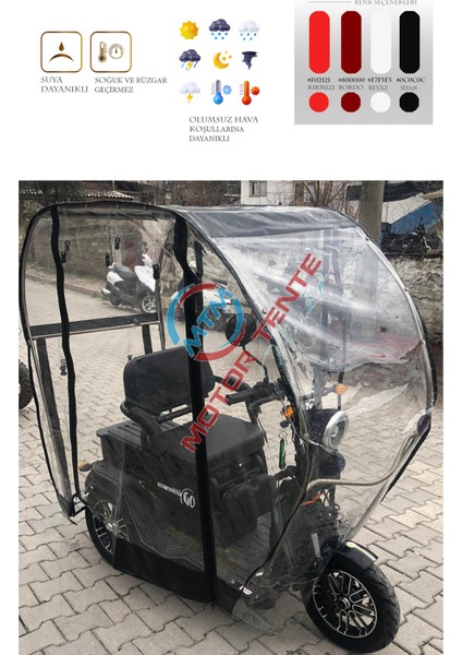 Mondial E-Mon Capri Üç Tekerli Motor Brandası fırsatları