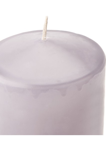 Silindir Mum - Antrasit - 10X7 cm modelleri