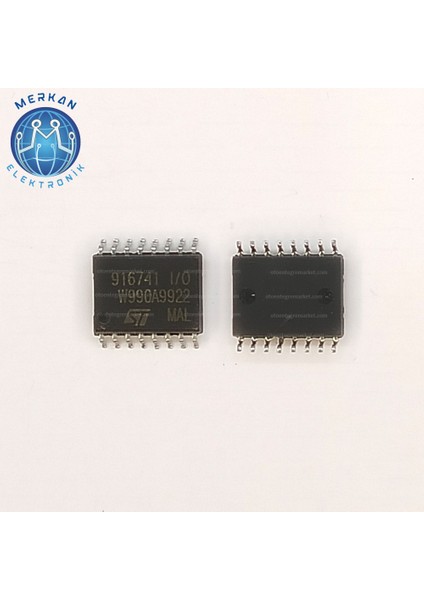916741 I-O (Sop-16-Smd) Orijinal Oto Beyin Tamir Entegreleri Merkan Elektronik