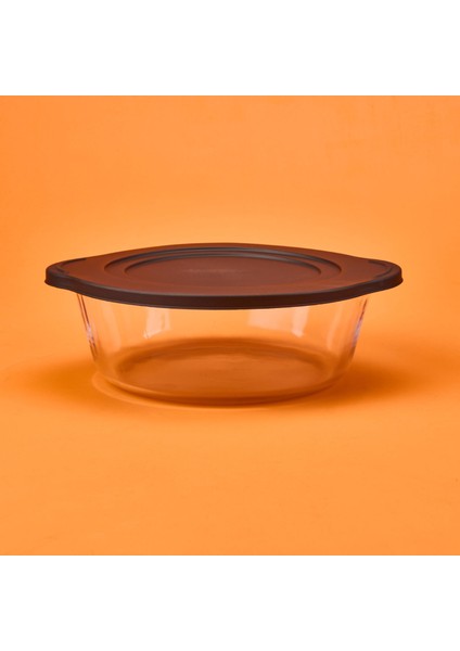 Kapaklı Borcam - Şeffaf / Siyah - 2,2 Lt