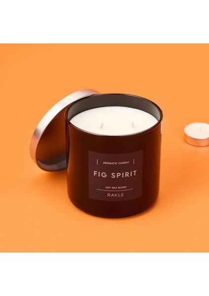Prive Fig Spirit Kokulu Mum - Siyah - 480 gr fiyatları