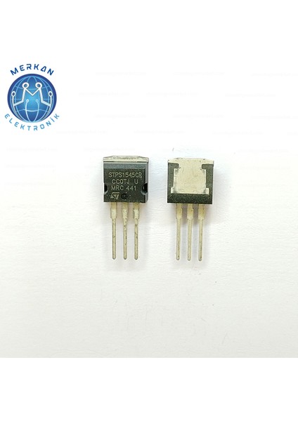 STPS1545CR (TO-220-ZİP-3) Orijinal Oto Beyin Tamir Entegreleri Merkan Elektronik
