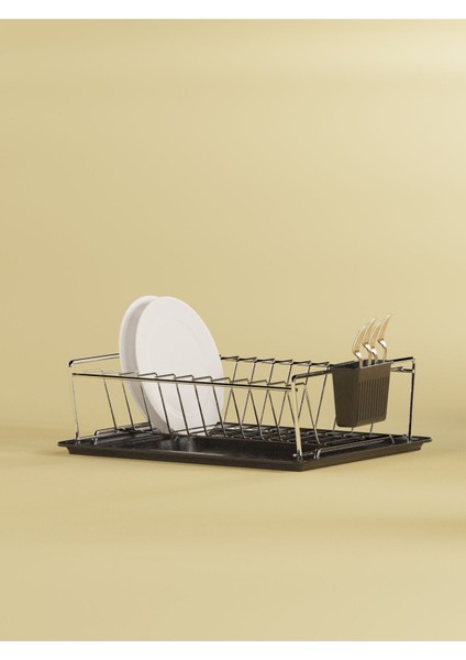Tek Katlı Tabaklık - Kompakt Bulaşık Organizer