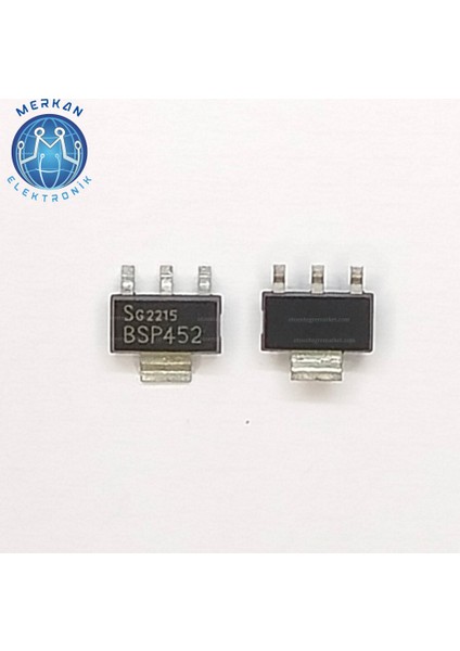 BSP452 (SOT-223-4-SMD) Orijinal Oto Beyin Tamir Entegreleri Merkan Elektronik