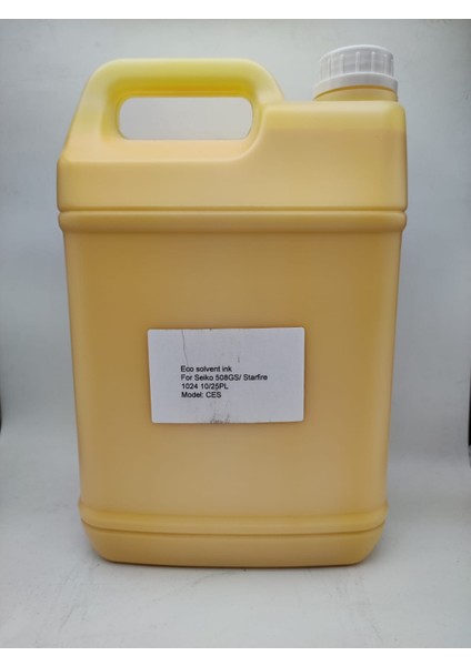 STARFIRE 1024 KAFALAR İÇİN KOKUSUZ ECO SOLVENT MÜREKKEP YELLOW 5 LT fiyatları