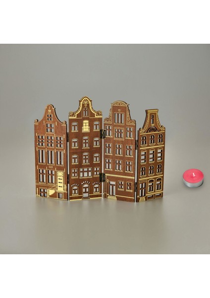 Ahşap Ev - Asorti - 33X25 cm modelleri