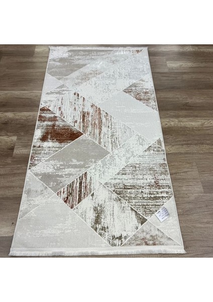 Zenith 1033 Mikrofiber Kaymaz Taban Yıkanabilir Antibakteriyel Modern Taba halı