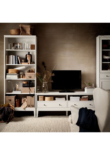 Idanas Kitaplık Beyaz 81X39X211 cm Şık Modern Depolama Rafı Ev Ofis Düzenleyici Geniş Kapasiteli Dekoratif modelleri