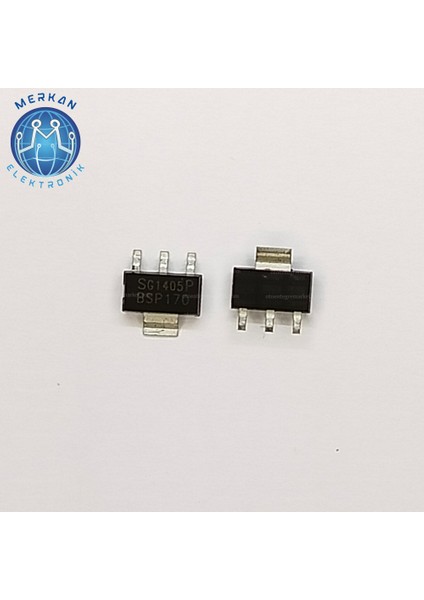BSP170 (SOT-223-SMD) Orijinal Oto Beyin Tamir Entegreleri Merkan Elektronik