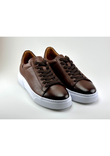 Büyük Numara Hakiki Deri Erkek Sneaker, Günlük Rahat Ayakkabı - Premium Kalite