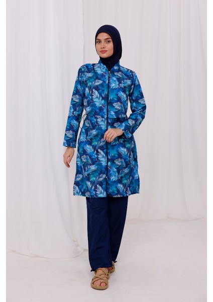 Paraşüt Tam Kapalı Tesettür Mayo 2503 Tülay Lacivert fiyatları