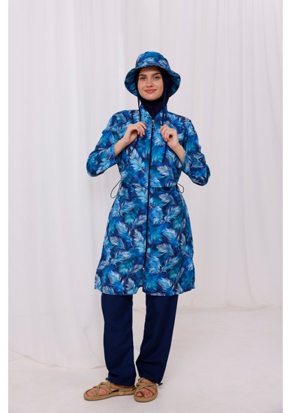 Paraşüt Tam Kapalı Tesettür Mayo 2503 Tülay Lacivert fırsatları