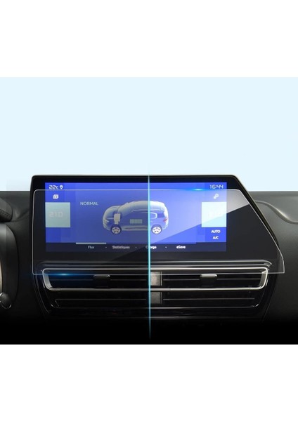 Citroen C5 Aircross 10 Inç Multimedya ve 12.3inç Dijital Gösterge Ekran Koruyucu Şeffaf 2'li Set fiyatları