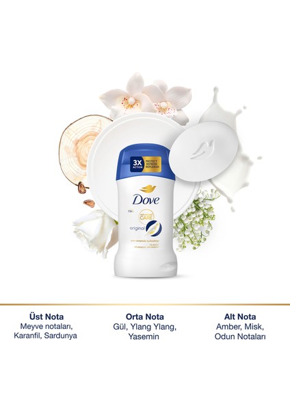 Original Kadın Stick Deodorant Advanced Care 72 Saat 50 ml X2 fırsatları