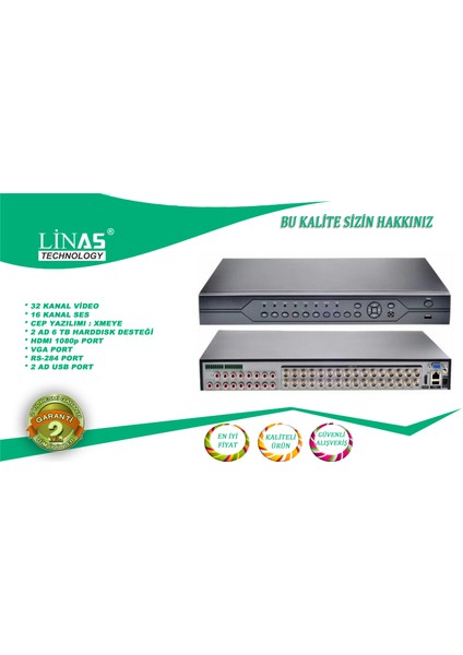 32 Kanal Ahd Xmeye Dvr Kayıt Cihazı modelleri