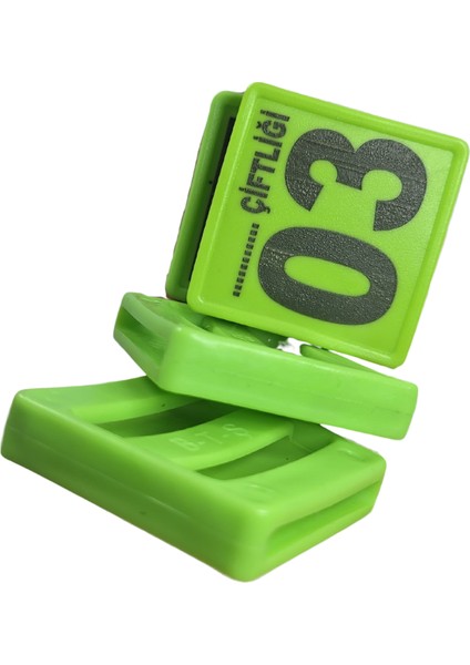 400 Adet Yeşil Büyükbaş ve Küçükbaş Kemer Numaratörü fiyatları