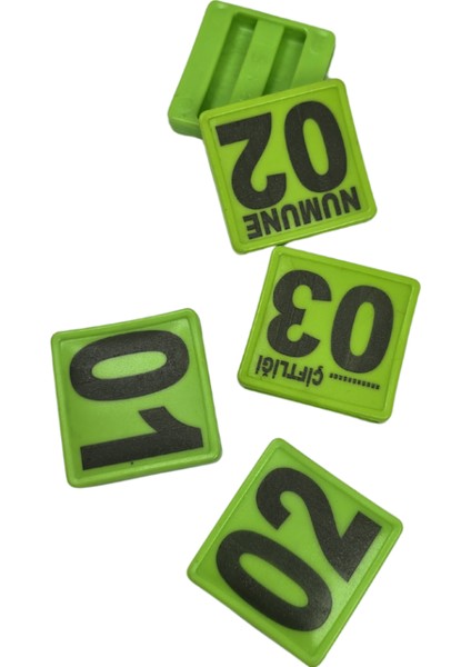 400 Adet Yeşil Büyükbaş ve Küçükbaş Kemer Numaratörü modelleri