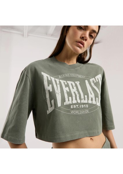 Authentic Boxing Kadın Haki CROP.344 modelleri
