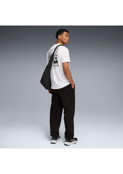 Graphic illustrated Erkek Beyaz Antrenman T-Shirt.02 modelleri