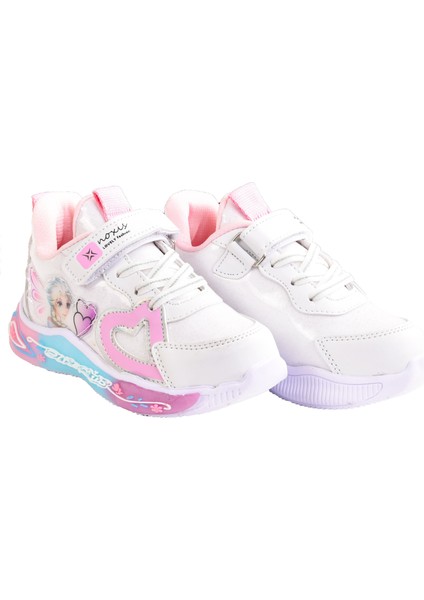 Kız Çocuk Siyah & Pembe Işıklı Spor Ayakkabı Sneakers modelleri