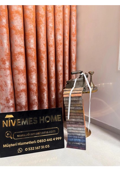 Nivemeshome Istanbul V-5204 1/3 Sık Pileli Fon Perde Apm fırsatları