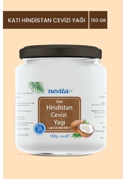 Katı Hindistan Cevizi Yağı 170 ml
