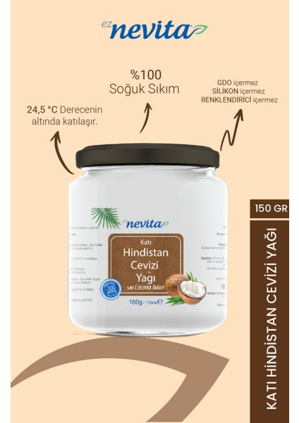 Katı Hindistan Cevizi Yağı 170 ml fiyatları