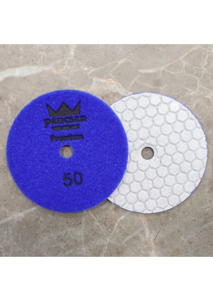 - Kuru Esnek Parlatma Ped Leri 100 mm Elmas ( Porselen , Granit , Mermer , Çimstone , Seramik)