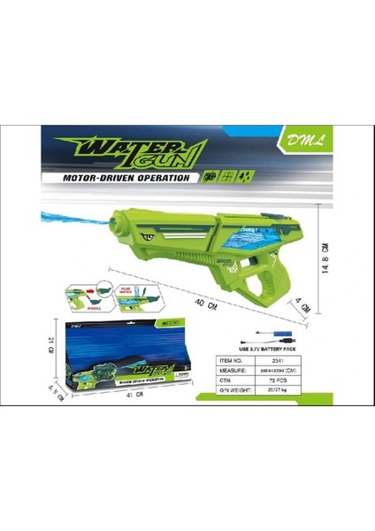 Nessiworld 2303 Elektrikli Su Tabancası -Gepettoys