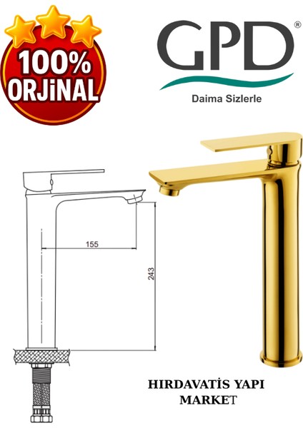 Provido MSL155-A Set Üstü Lavabo Bataryası modelleri