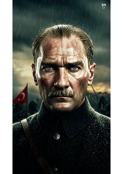 Savaş Atatürk Kanvas Tablo Ev Duvar Salon Ofis Dükkan Hediyelik Dekarasyon Süsü fiyatları