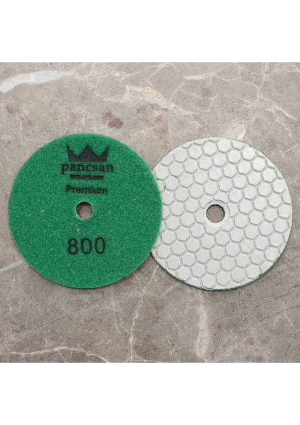 - Kuru Esnek Parlatma Ped Leri 100 mm Elmas ( Porselen , Granit , Mermer , Çimstone , Seramik)