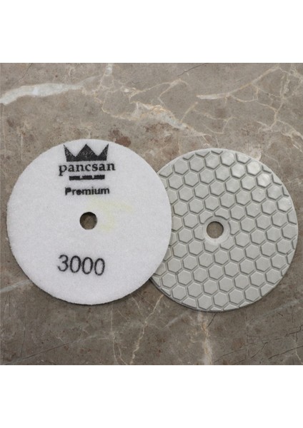 - Kuru Esnek Parlatma Ped Leri 100 mm Elmas ( Porselen , Granit , Mermer , Çimstone , Seramik)