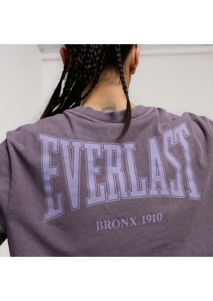 Bronx 1910 Oversize Kadın Mor Crop T-SHIRT.305 indirimleri