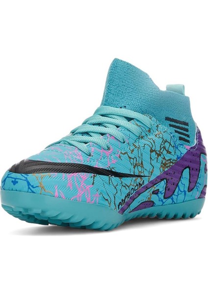 Lga Turkuaz Çoraplı Erkek Futbol Halısaha Ayakkabı modelleri