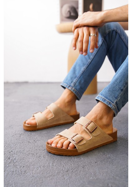 Arizona Günlük Ortopedik Unisex Çift Tokalı Terlik