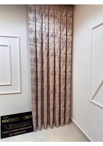 Nivemeshome Istanbul V-1001 1/3 Sık Pileli Fon Perde Apm fırsatları