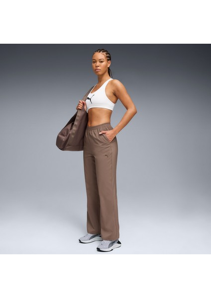 Fashion Hw Kadın Kahverengi Antrenman Eşofman Altı.41