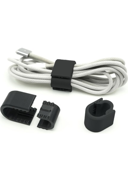 Ayarlanabilir 3D Kablo Tutucu 2'li Set - Petg Malzeme - Büyük ve Küçük Boy