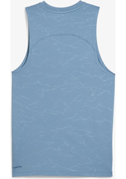 Cloudspun Emboss Tank Erkek Mavi Antrenman Atleti.34 indirimleri