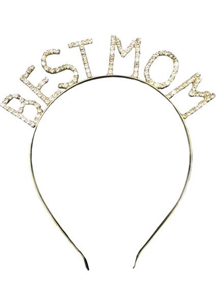 Mom To Be Kuşak ve Best Mom Metal Taç & Baby Shower Set & Beyaz Altın Kuşak Altın Taç fiyatları