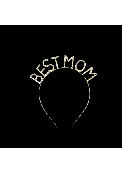 Mom To Be Kuşak ve Best Mom Metal Taç & Baby Shower Set & Beyaz Altın Kuşak Altın Taç modelleri