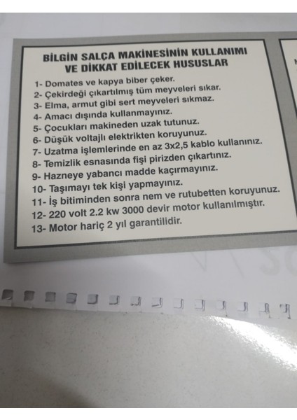 Salça Makinası indirimleri